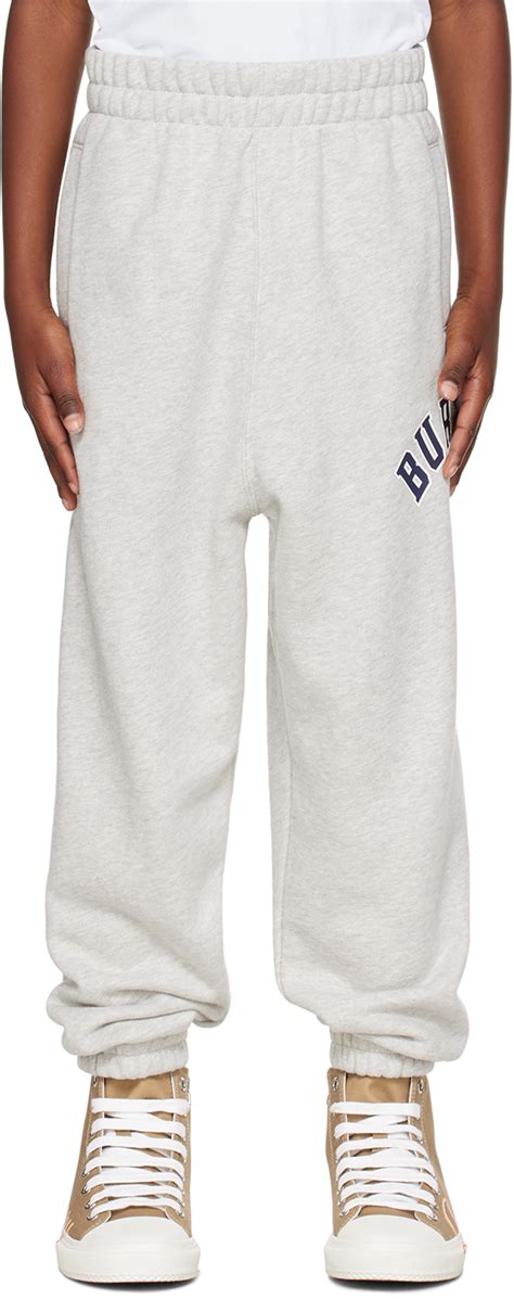 burberry sweatpants grey ssense|ssense burberry fw24.